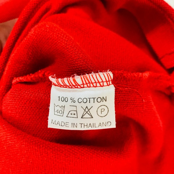 Vintage Sergio Nencini Polo Shirt Mens Medium Red Gopher Caddy Shack Golf Casual - Picture 9 of 10